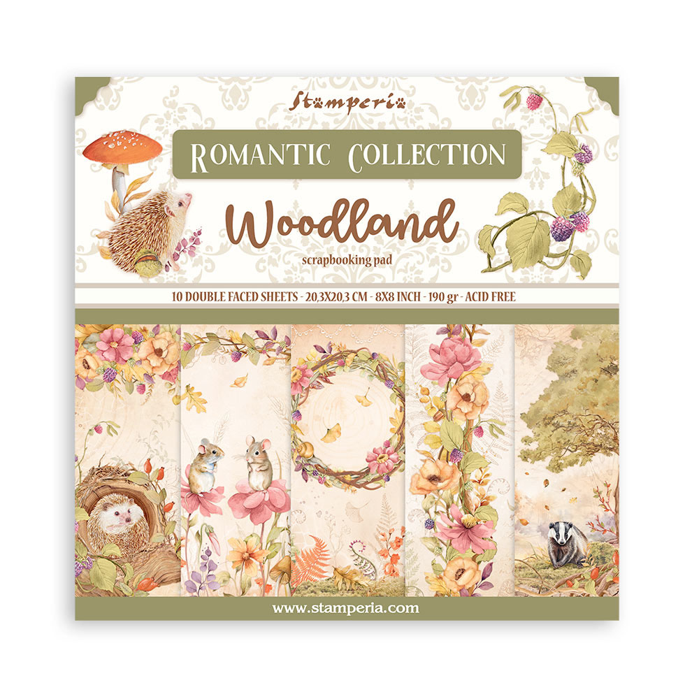Woodland 8x8 Paper Pad