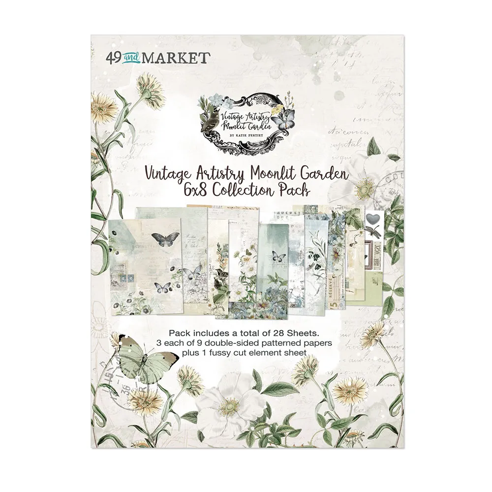 Vintage Artistry Moonlit Garden - 6x8 Collection Pack