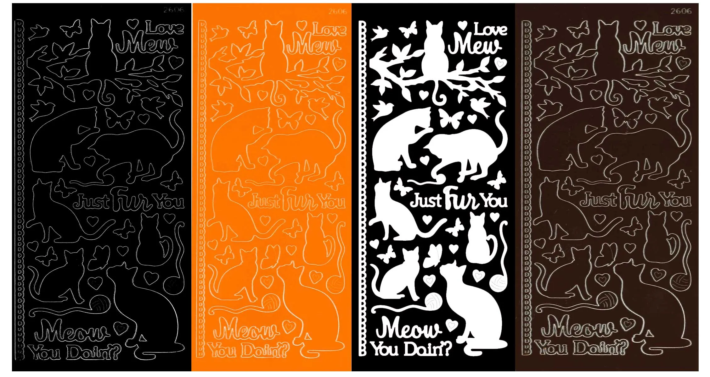 Cat Dazzlesâ¢ stickers, 4 sheets