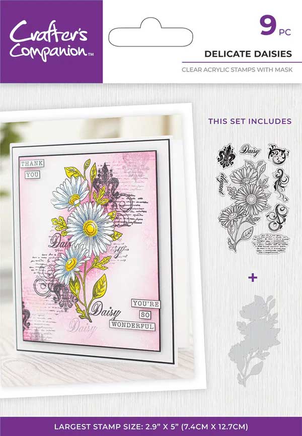 Stampendous - Daisy Collage Stamp and Die Set