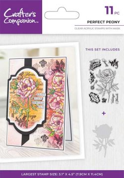 Perfect Peony Stamps & Stencil Set