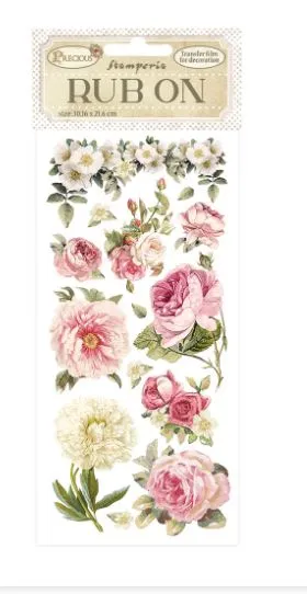 Precious Rub-Ons, Peony