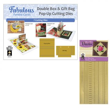 Double Box & Gift Bag Card Dies by Fabulous Folded Money Saver