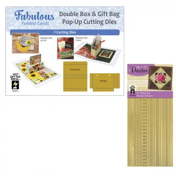 Double Box & Gift Bag Card Dies by Fabulous Folded Money Saver