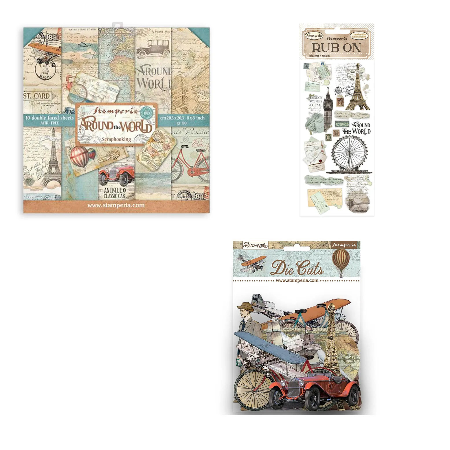 Around the World by Stamperia Money Saver