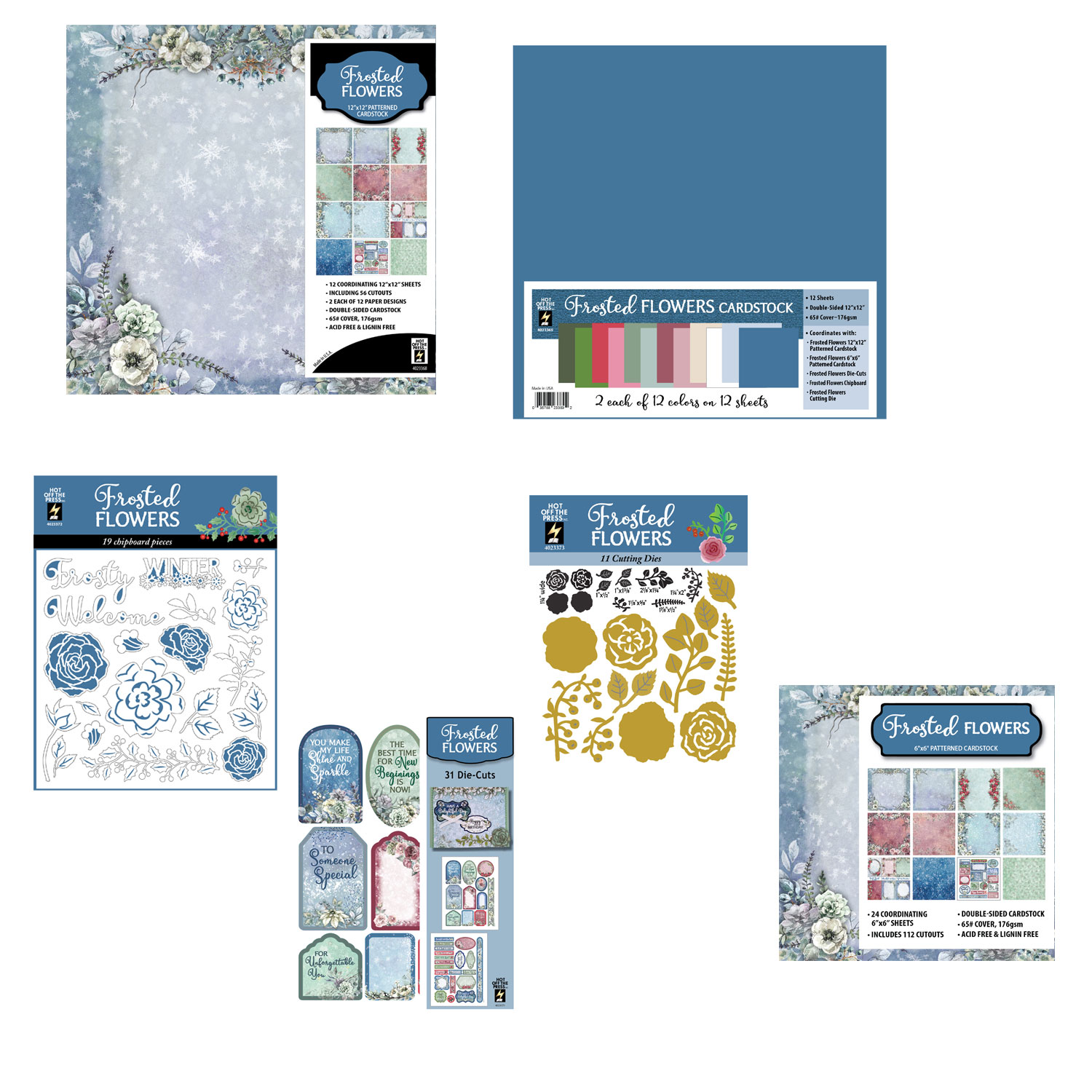 Frosted Florals by Hot Off The Press Money Saver