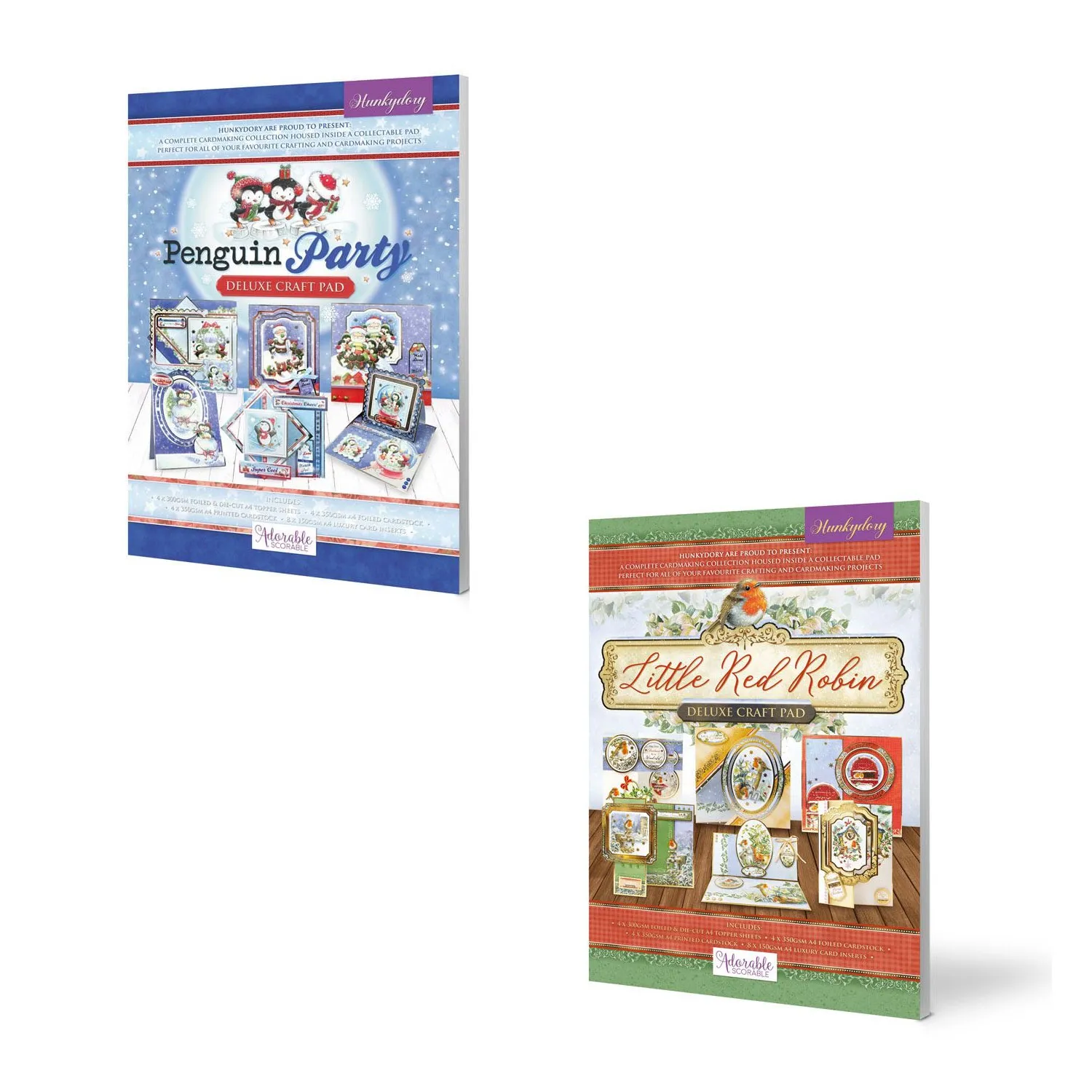 Little Red Robin & Penguin Party by Hunkydory Money Saver