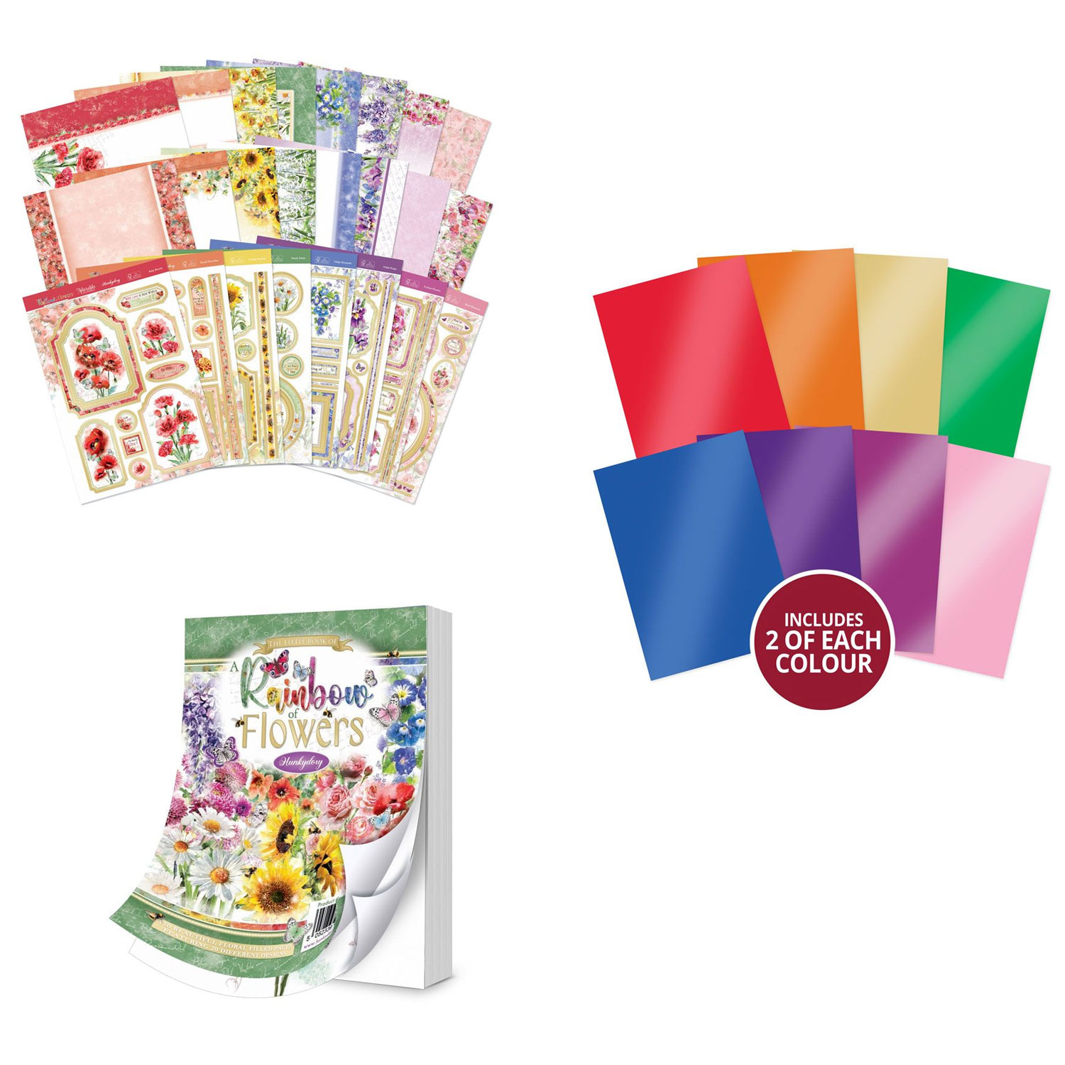 Paper Wishes | Rainbow & Flowers by Hunkydory Money Saver