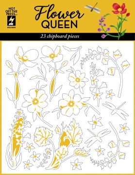 Flower Queen Chipboard