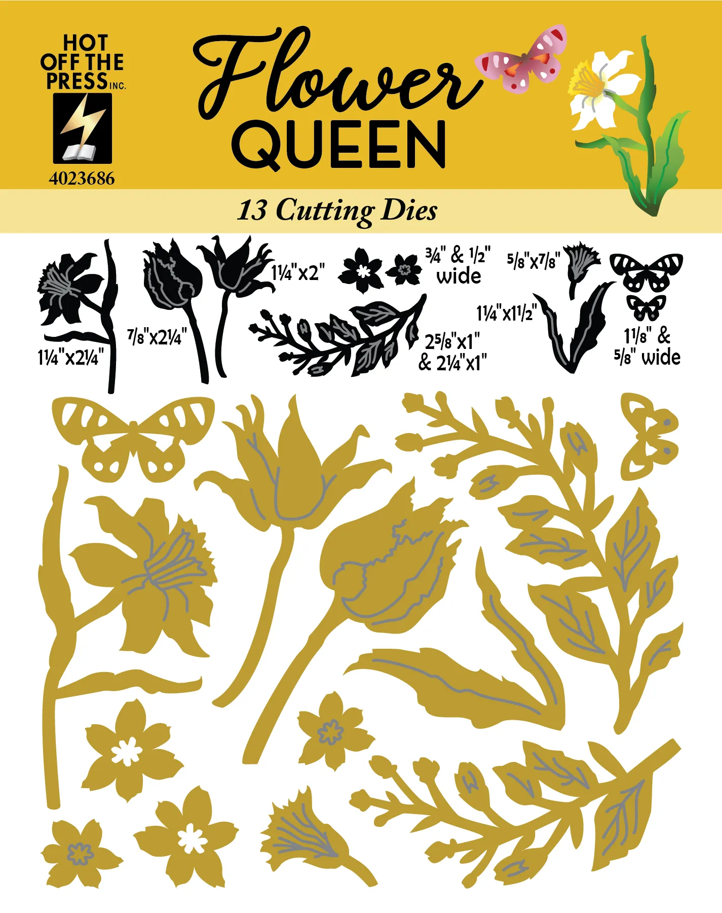 Flower Queen Cutting Dies