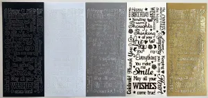 Card Inside & Outside Greeting Dazzlesâ¢ Stickers