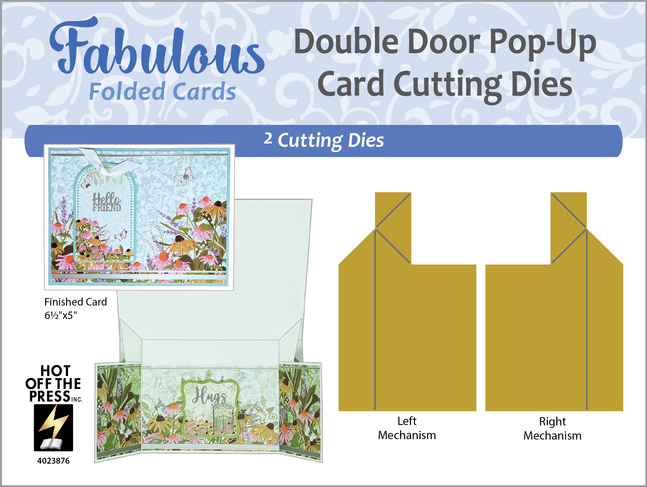 Double Door Pop-Up Card Dies by Fabulous Folded Cards