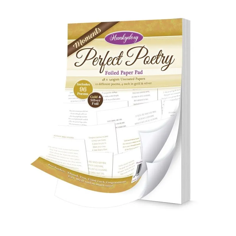 Perfect Poetry Foiled Paper Pad - Moments