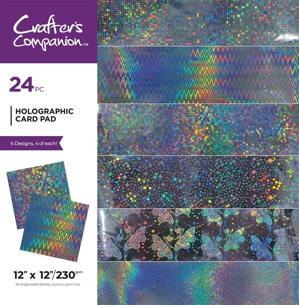 American Crafts Single-Sided Specialty Cardstock 12 inch x12 inch -Gold Holographic Sparkles
