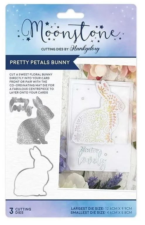 Pretty Petals Bunny - Moonstones Die