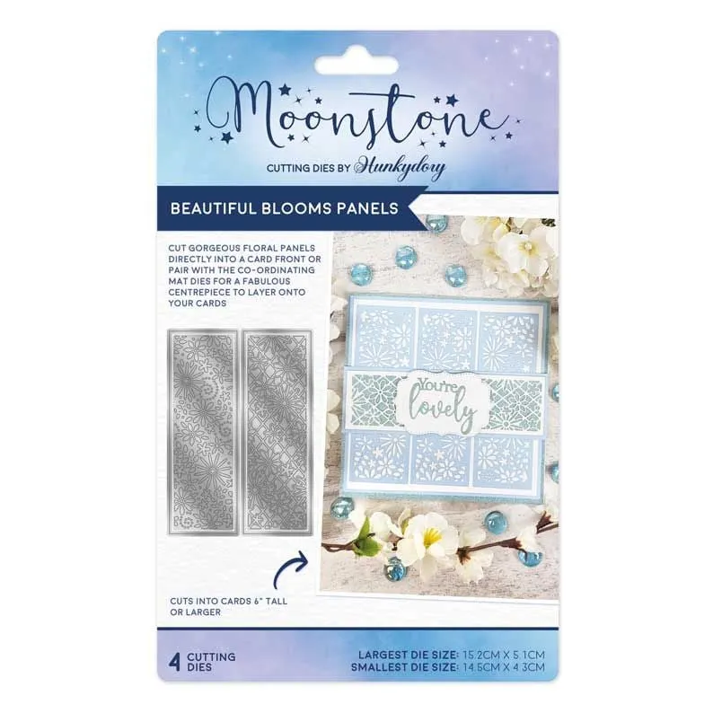 Beautiful Blooms Panels - Moonstone Dies