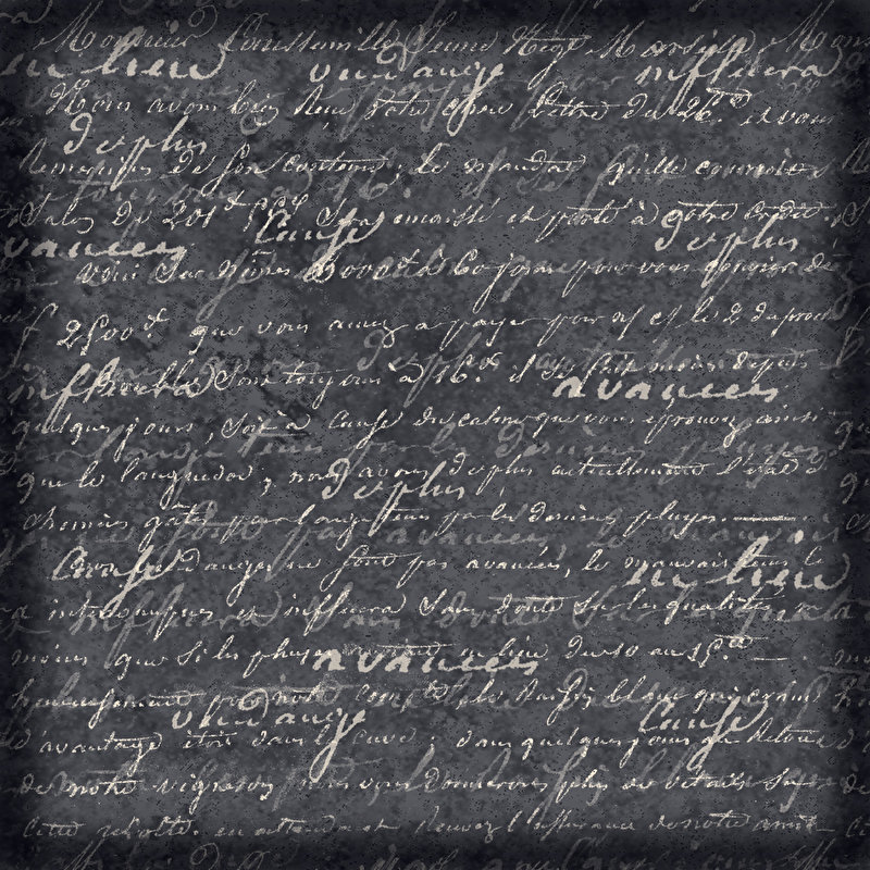 Black French 8x8 Single Sheet