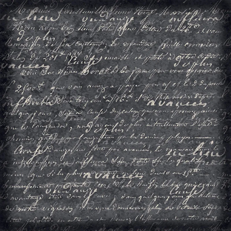 Black French 8x8 Single Sheet