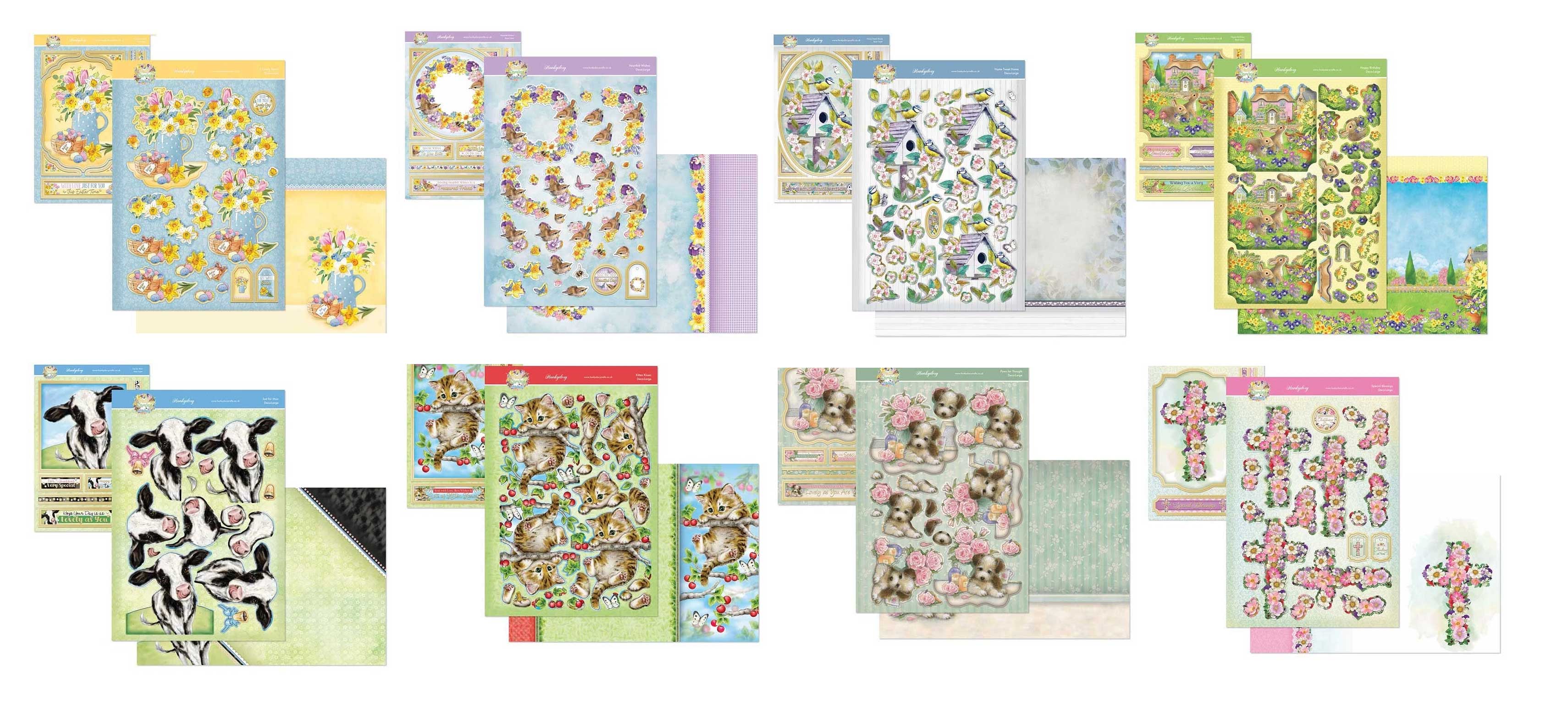 Hello Spring Designer Deco-Large Collection, 8 sets