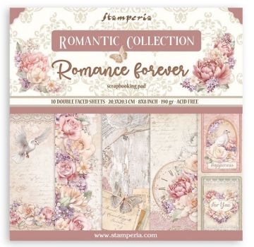 Romance Forever Paper Pad, 8x8