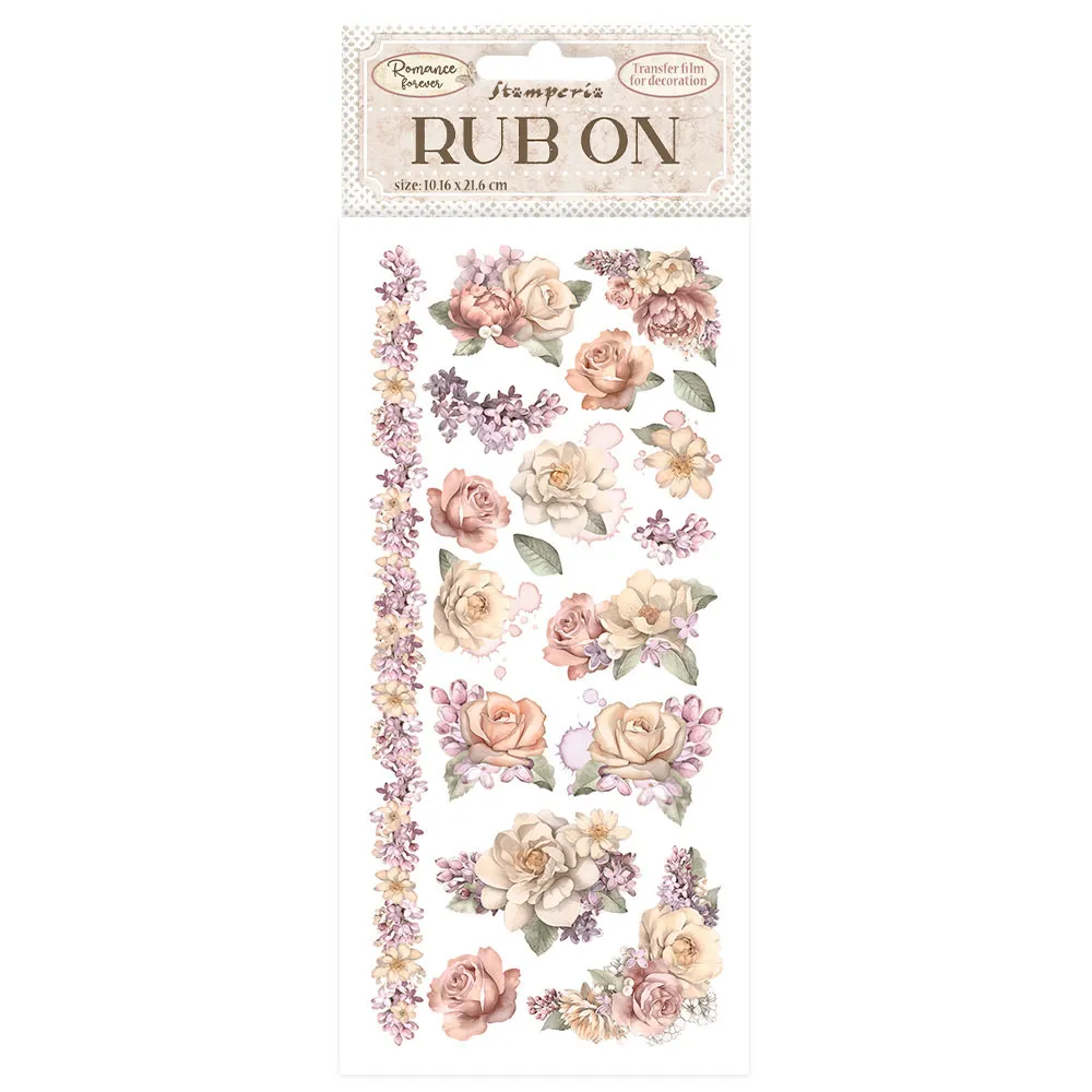 Romance Forever roses Rub-ons