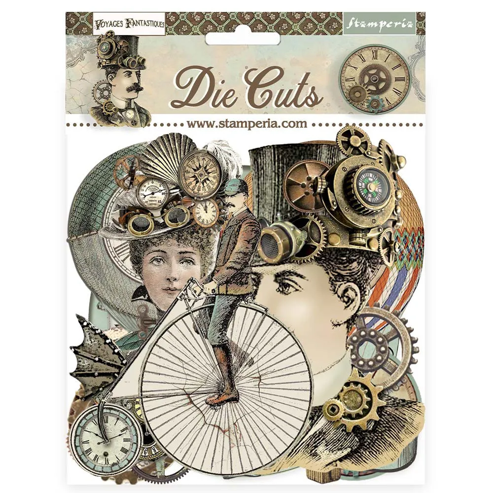 Voyages Fantastiques Die-cuts, 37 pieces