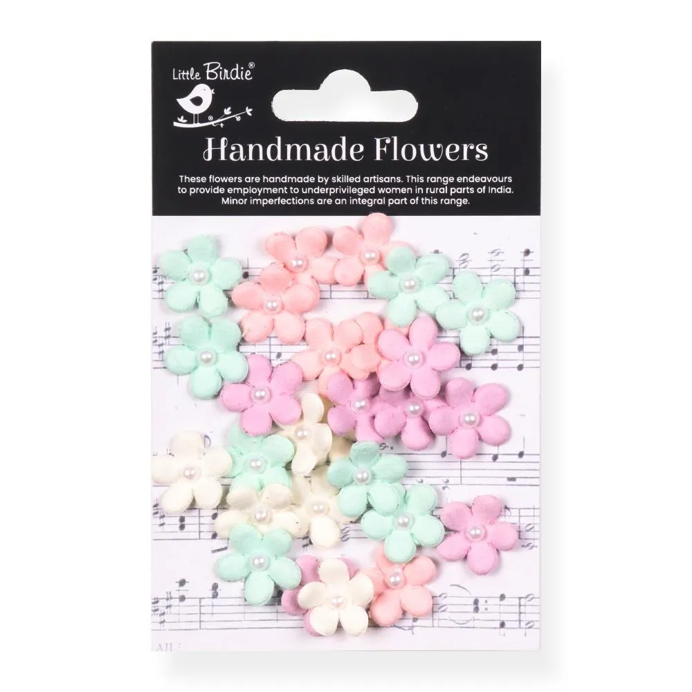 Janice Fairy Garden Paper Flowers, 25 pieces