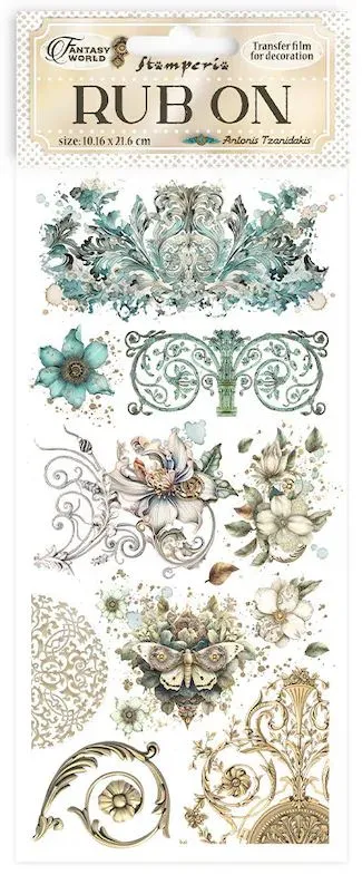 Sir Vagabond in Fantasy World Rub-Ons, Flowers