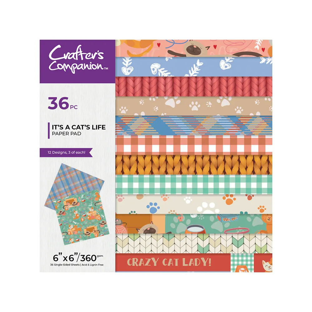 It's A Cat's Life 6x6 Paper Pad