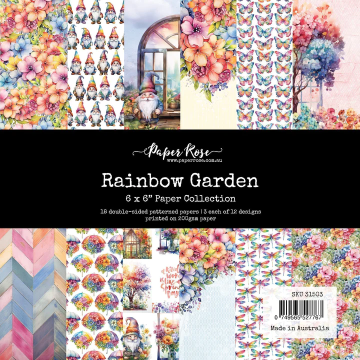 Rainbow Garden 6x6 Papers