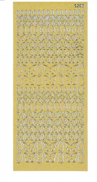 Gold Pearl ButterflyDazzles™ stickers
