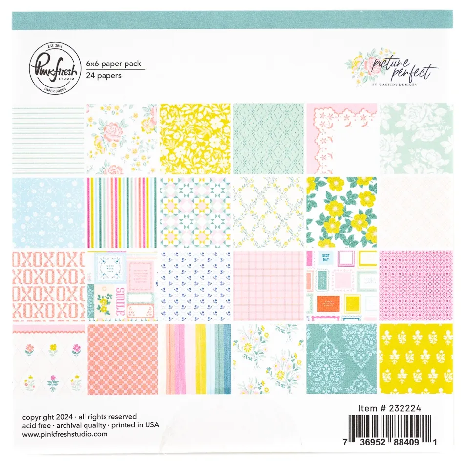 Picture Perfect 6 x 6 Papers, 24 sheets