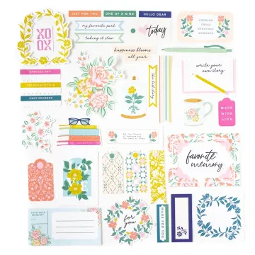 Picture Perfect Cardstock Die-Cuts, 36 pieces