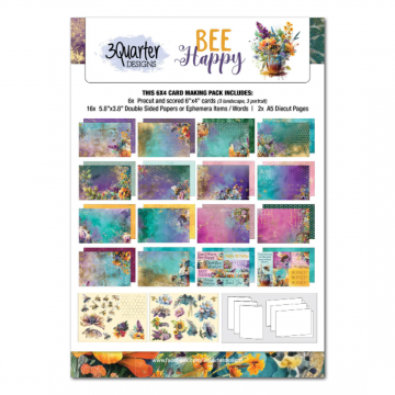 Bee Happy Card Pack