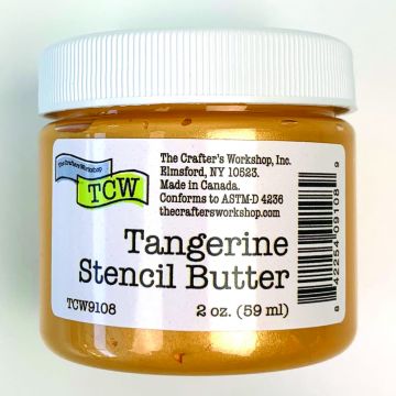 Tangerine Stencil Butter, 2 oz.