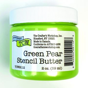 Green Pear Stencil Butter, 2 oz.