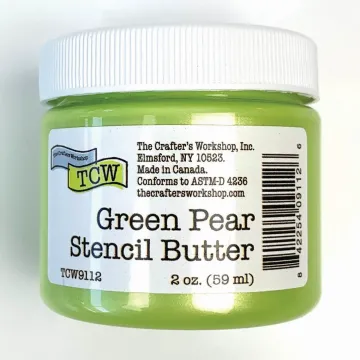 Green Pear Stencil Butter, 2 oz.