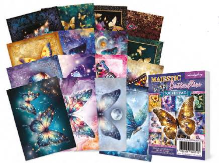 Majestic Butterflies Pocket Pad