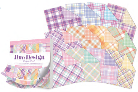 Duo Design Paper Pads - Pastel Plaids & Cheerful Check