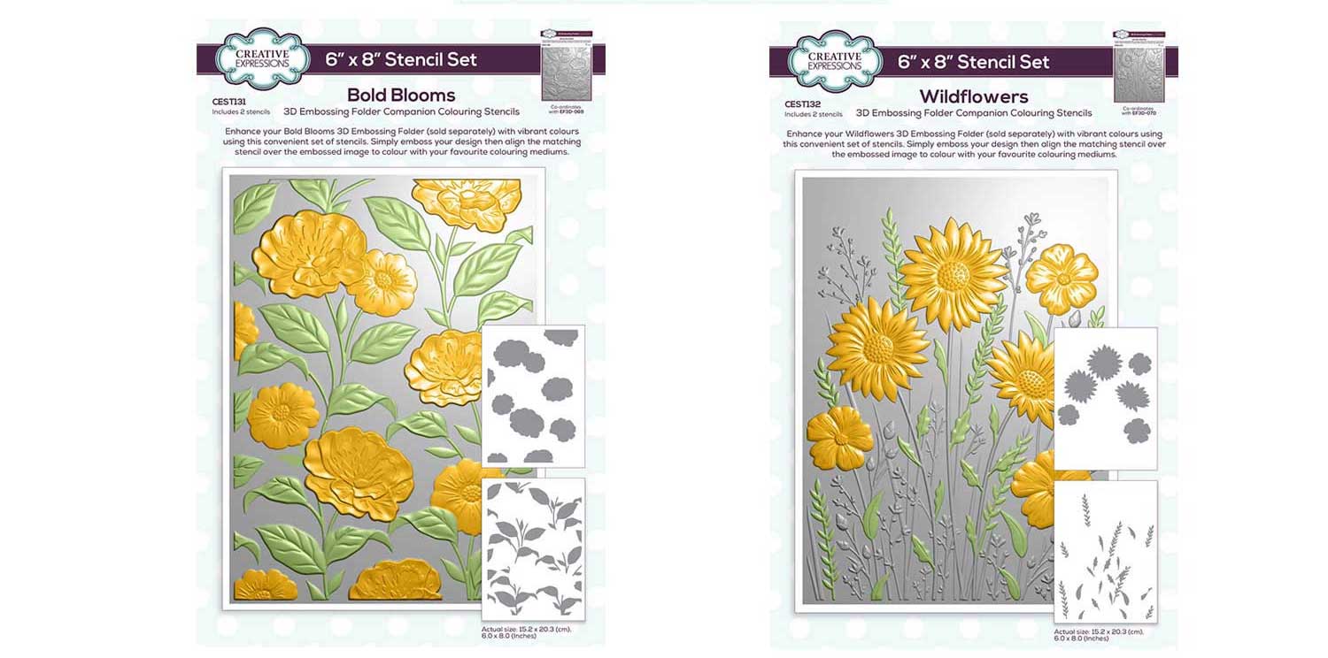 3D Embossing Folders by Creative Expressions Money Saver