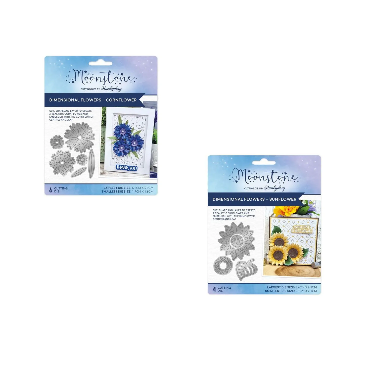 Sunflower & Cornflower Dies by Hunkydory Money Saver