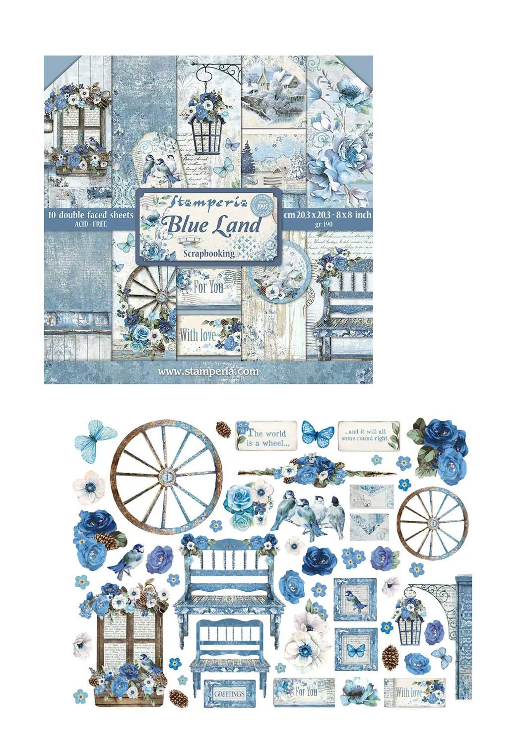 Blue Land by Stamperia Money Saver