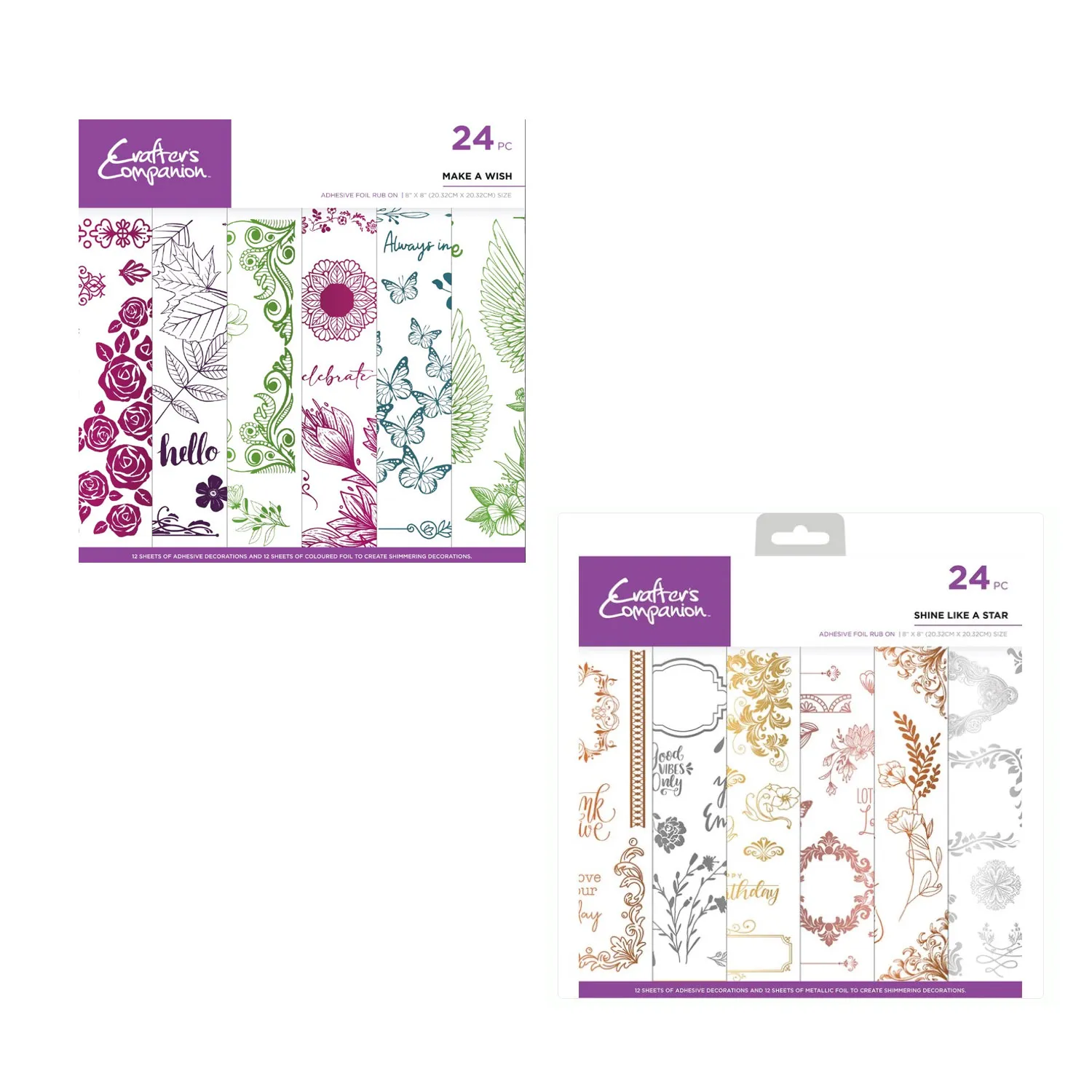 Adhesive Foil Rub-Ons by Crafter's Companion Money Saver