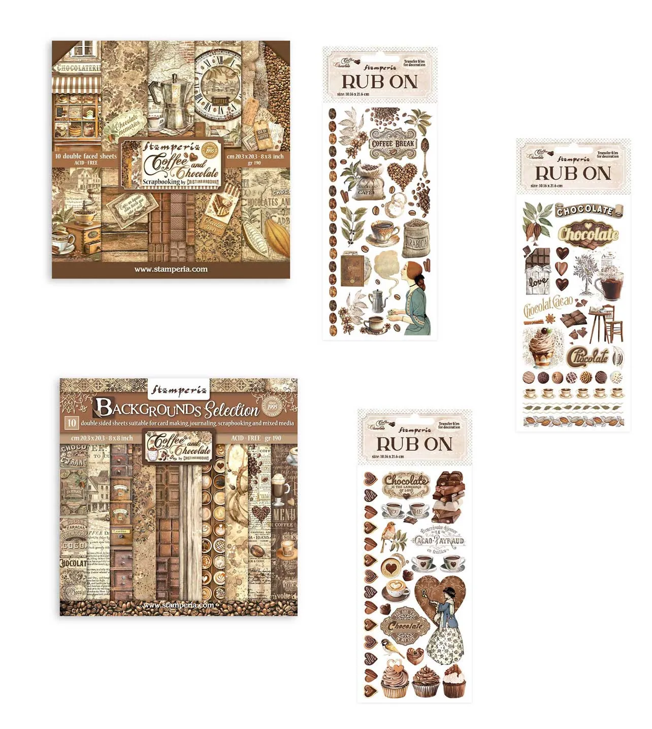 Coffee & Chocolate by Stamperia Money Saver