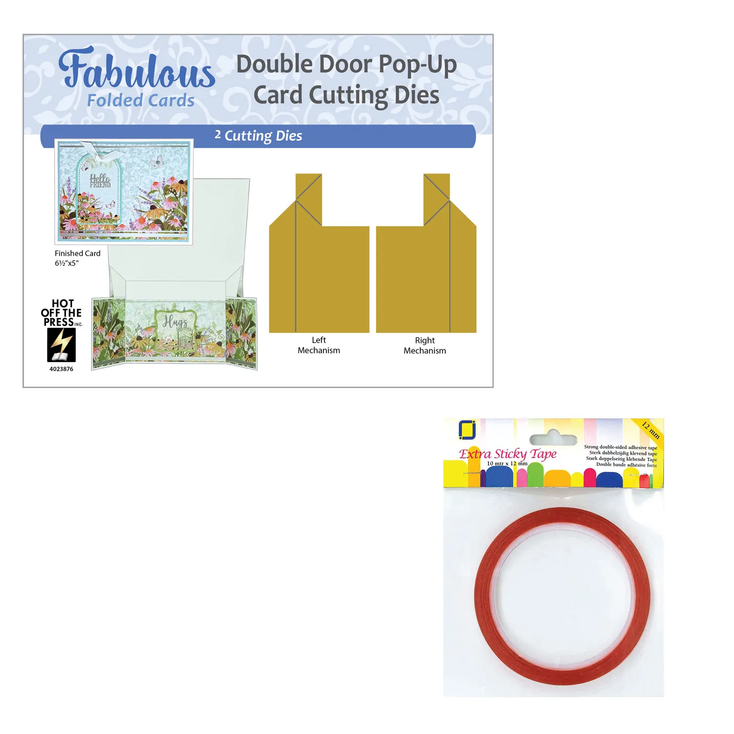 Double Door Card Dies by Fabulous Folded Money Saver