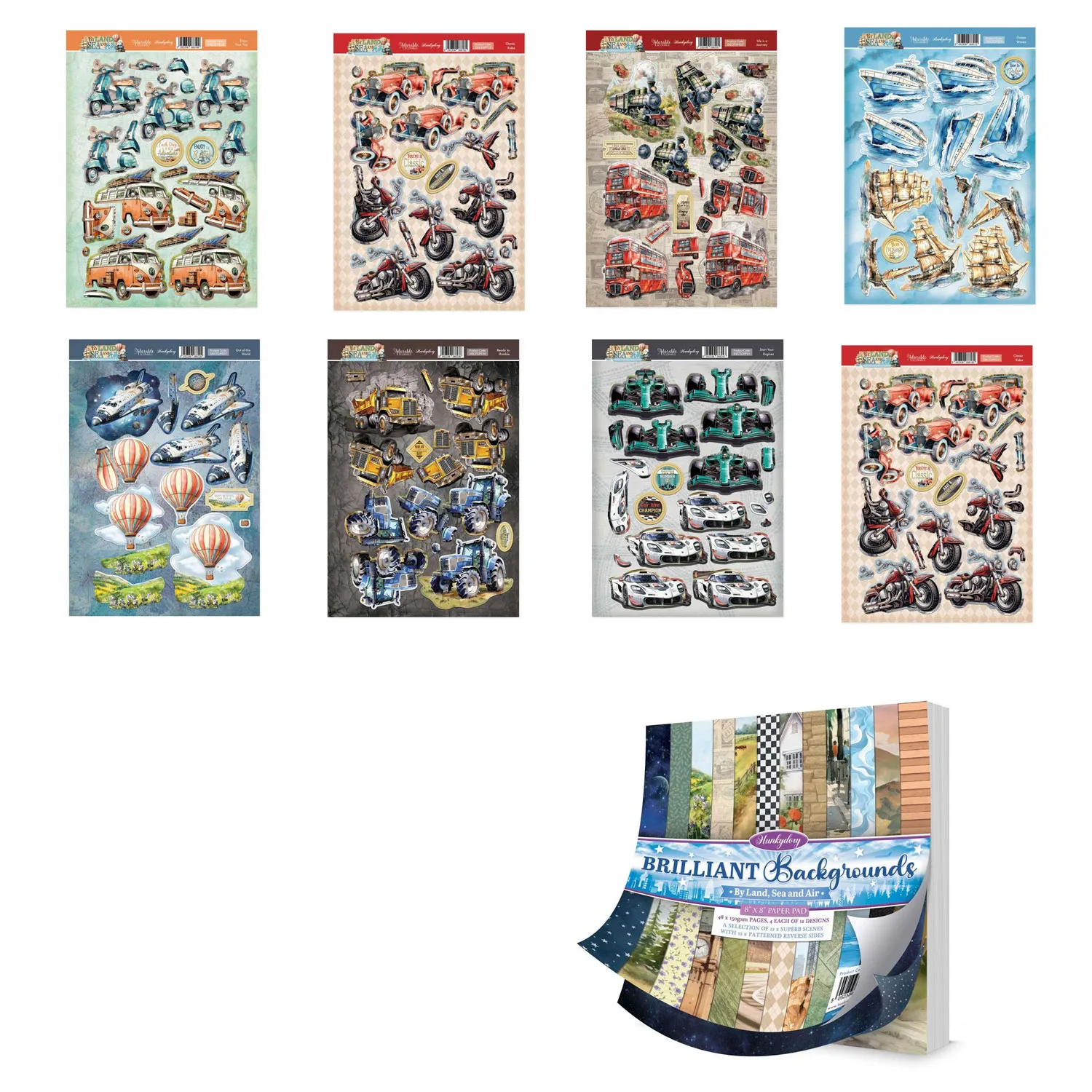 By Land, Sea and Air by Hunkydory Money Saver