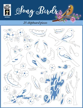 Song Birds Chipboard