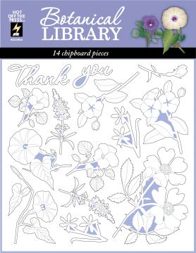 Botanical Library Chipboard