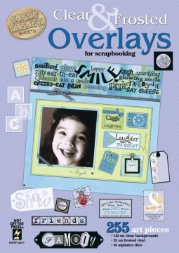 Clear & Frosted Overlays (acetate) for Scrapbooking