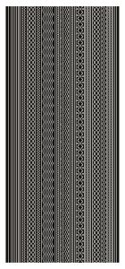 Thin Line Dazzles™ black